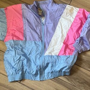 Vintage Colorful Women's Bomber Jacket